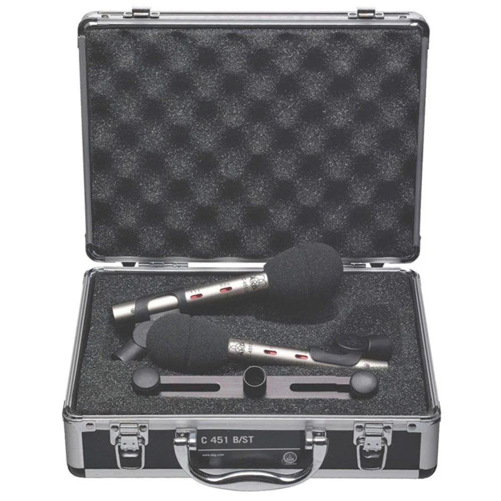 AKG C451BST Small Diaphragm Condenser Mics (Stereo Pair)
