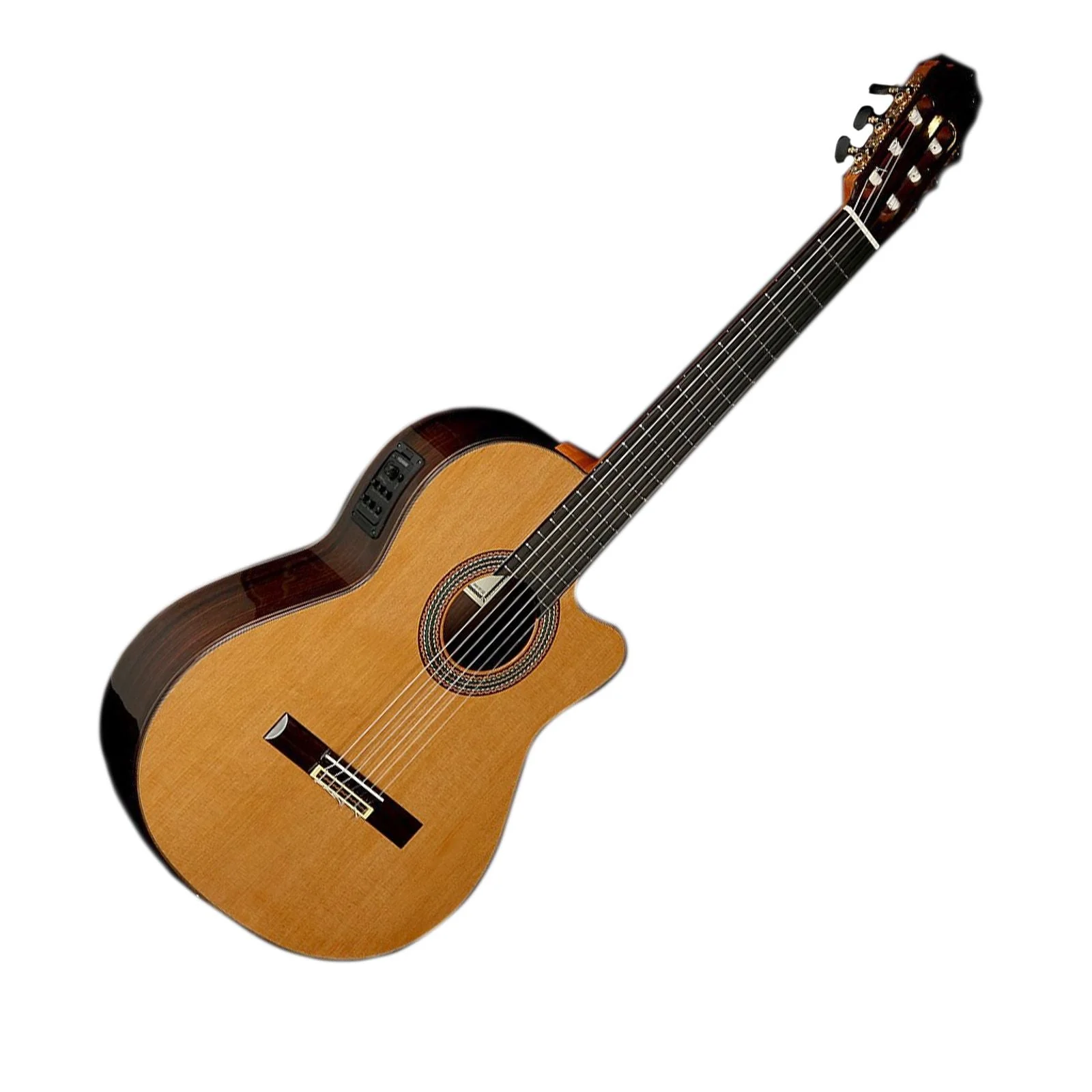Altamira N600CE Solid Cedar Top Laminate Indian Rosewood BS Gloss Finish Classical