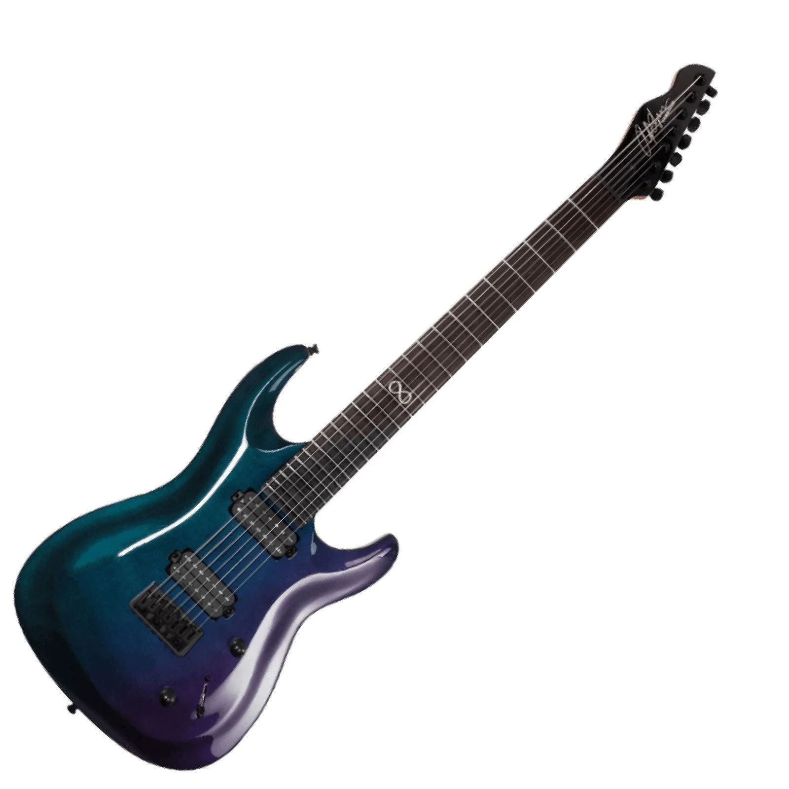 Chapman ML17 Pro Modern 7String Electric Guitar Morpheus Purple Flip Gloss