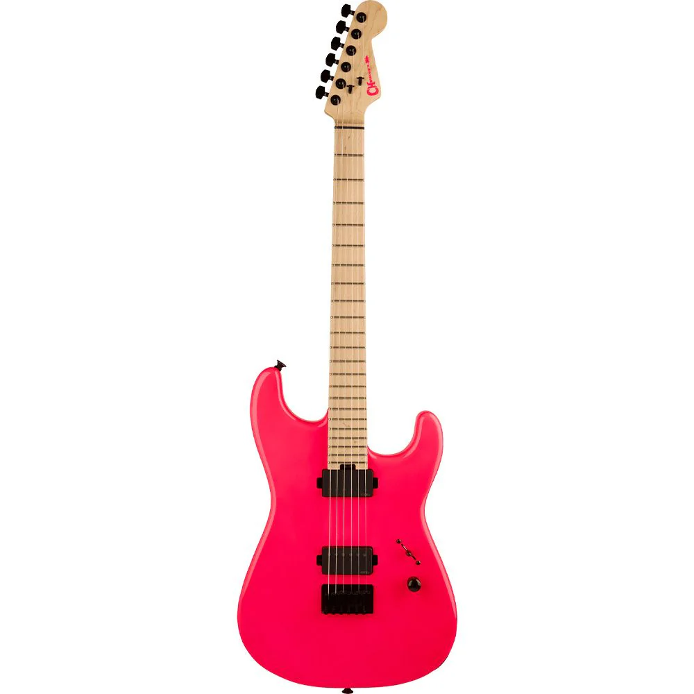 Charvel Ltd Ed Sean Long Signature Pro-Mod San Dimas Style 1 HH HT M (Neon Pink)
