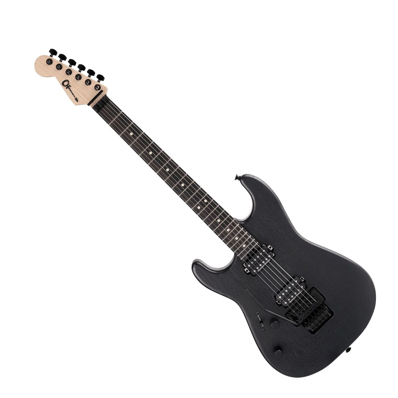 Charvel ProMod San Dimas Style 1 HH FR E Sassafras LH Ebony Satin Black Electric