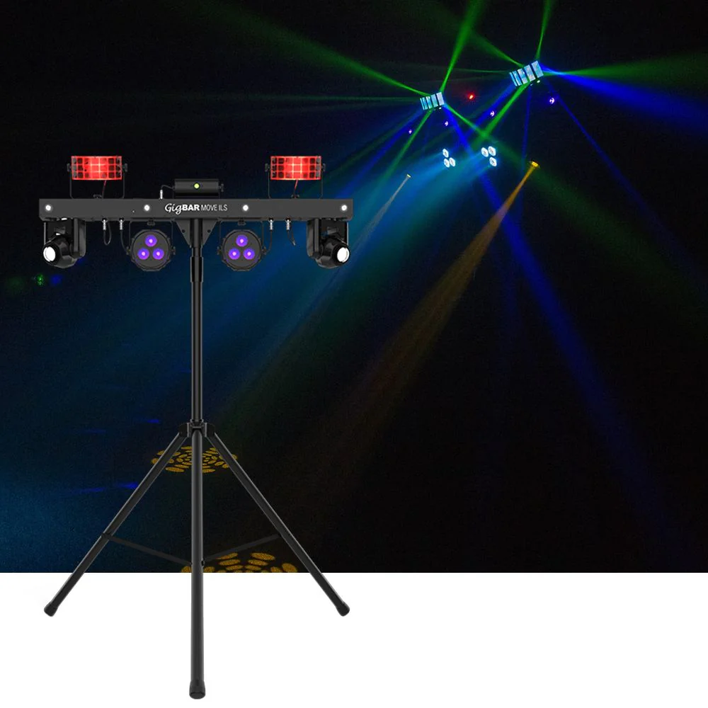 Chauvet DJ GIGBAR Move ILS 5-in-1 LED Light (Moving Heads, Derbies, Laser, Strobe)
