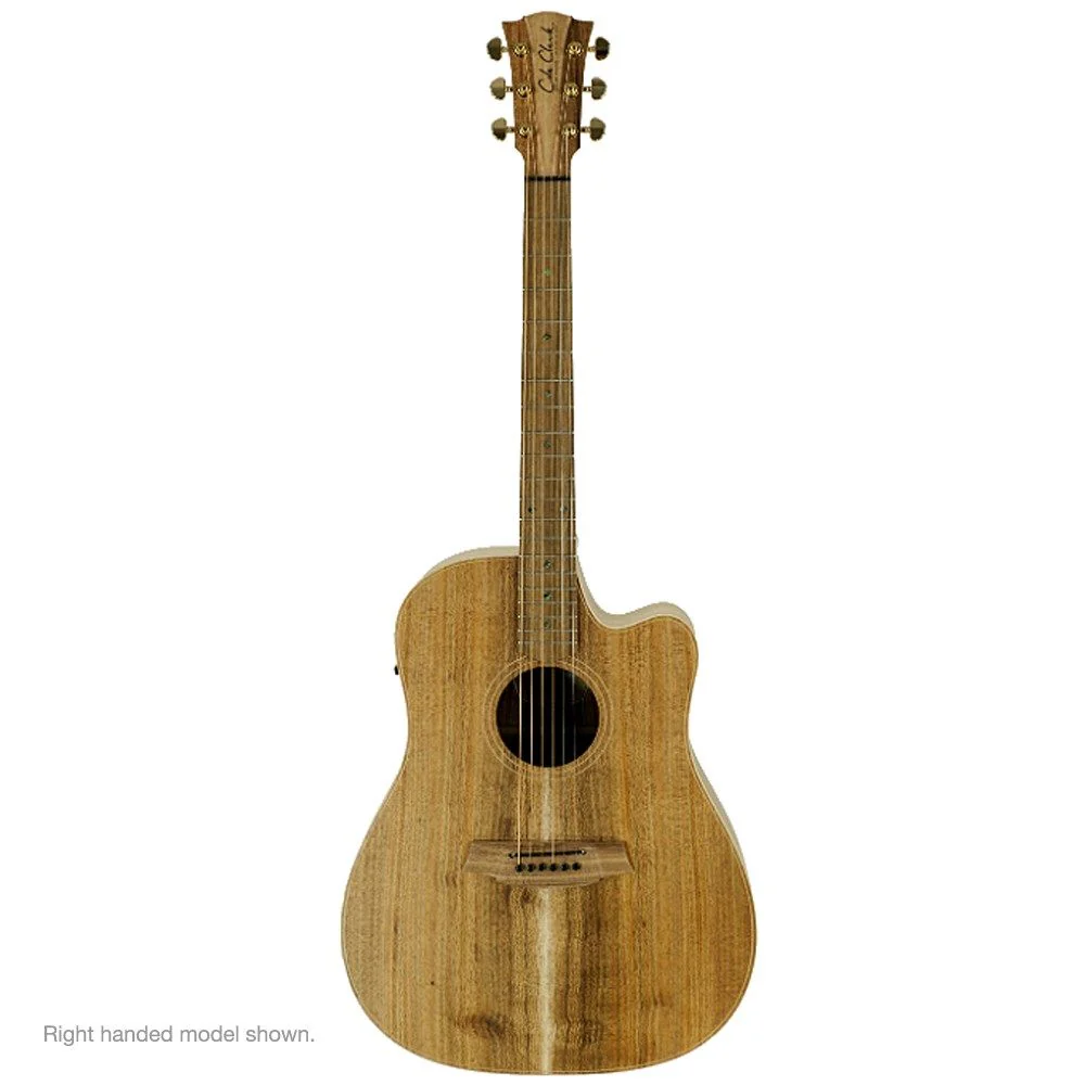 Cole Clark FL2EC-LH-BLBL Left-Hand Acoustic Electric Guitar w/ Cutaway inc Case