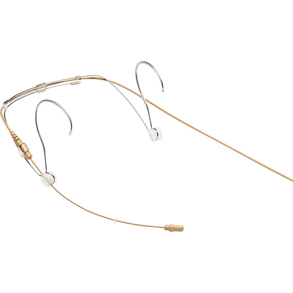 DuraPlex Omni Headset Mic Omnidirectional Condenser Tan MTQG Conn