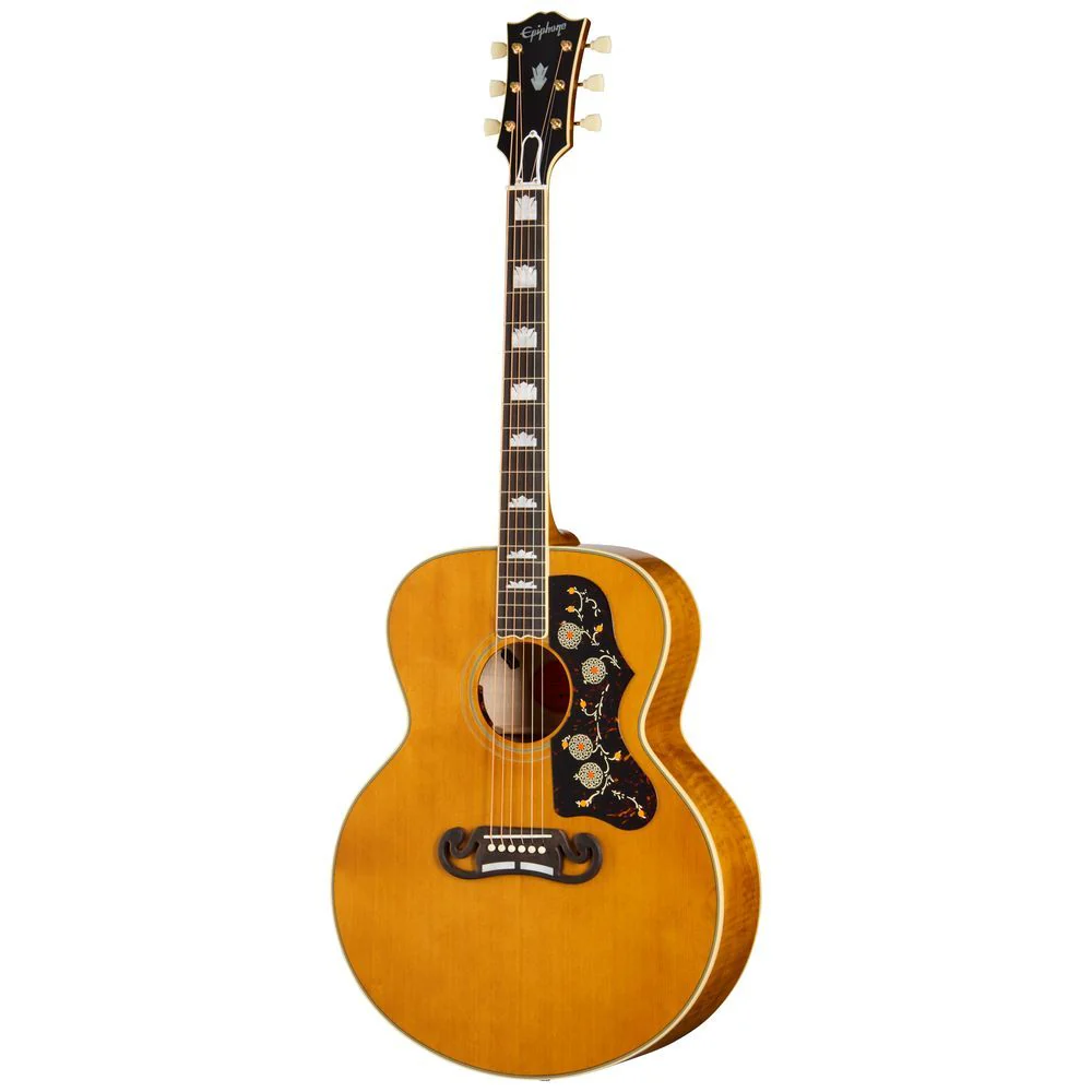Epiphone 1957 SJ-200 Reissue Acoustic Electric (Antique Natural) inc Hard Case