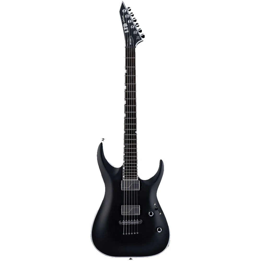 ESP LTD MH1000 Bold Binding Electric Guitar (Black Satin)
