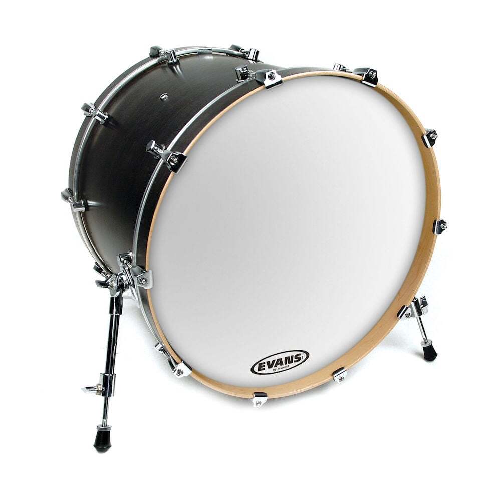 Evans EQ3 Resonant Smooth White Bass Drum Head 24 Inch