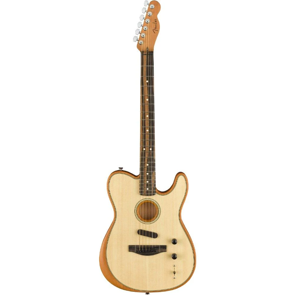 Fender American Acoustasonic Telecaster Ebony Fingerboard (Natural) inc Gig Bag