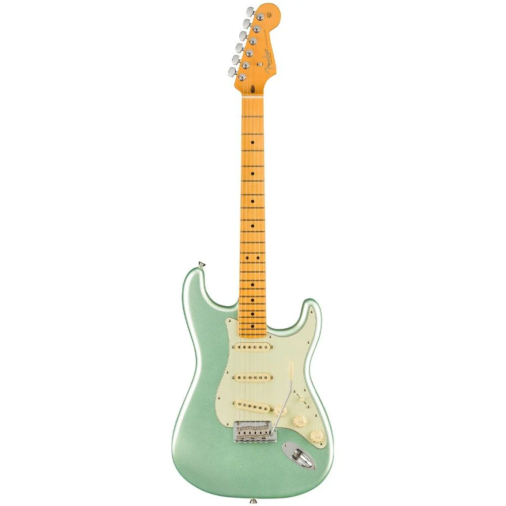 Fender American Professional II Strat Maple Fingerboard (Mystic Surf Green) inc Case