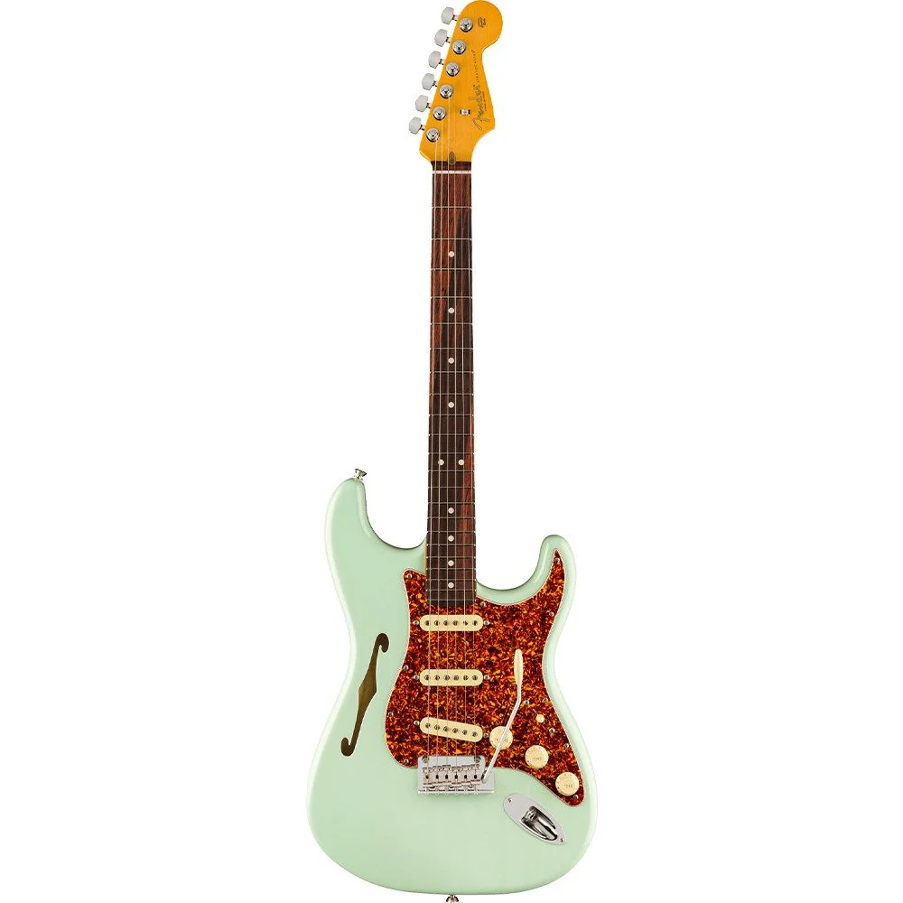 Fender American Professional II Stratocaster Thinline (Transparent Surf Green)