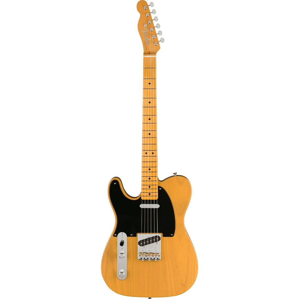 Fender American Vintage II 1951 Tele Left-Hand Maple Neck (Butterscotch Blonde) inc Case