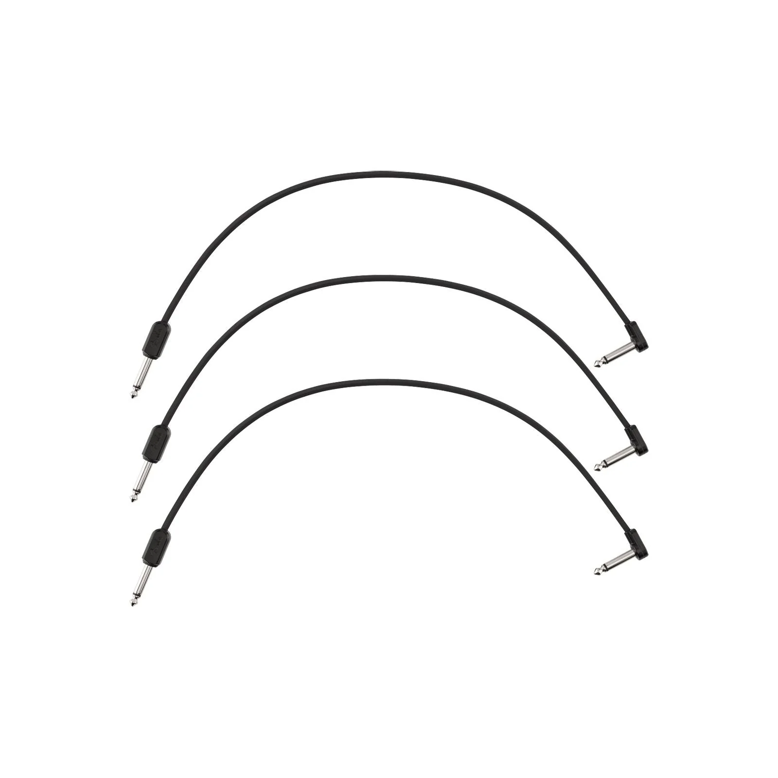 Fender Blockchain 16" Patch Cable 3-pack Straight/Angled