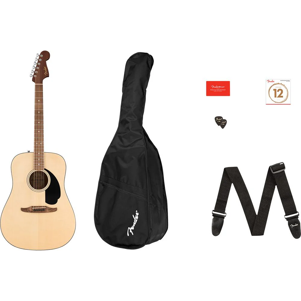 Fender California Standard Redondo Acoustic Guitar Pack (Natural) inc Gig Bag