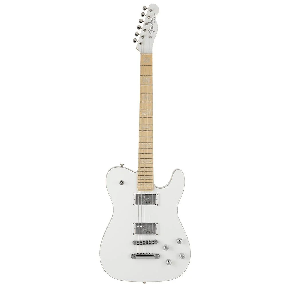 Fender Haruna Telecaster Boost Maple Fingerboard (Arctic White)