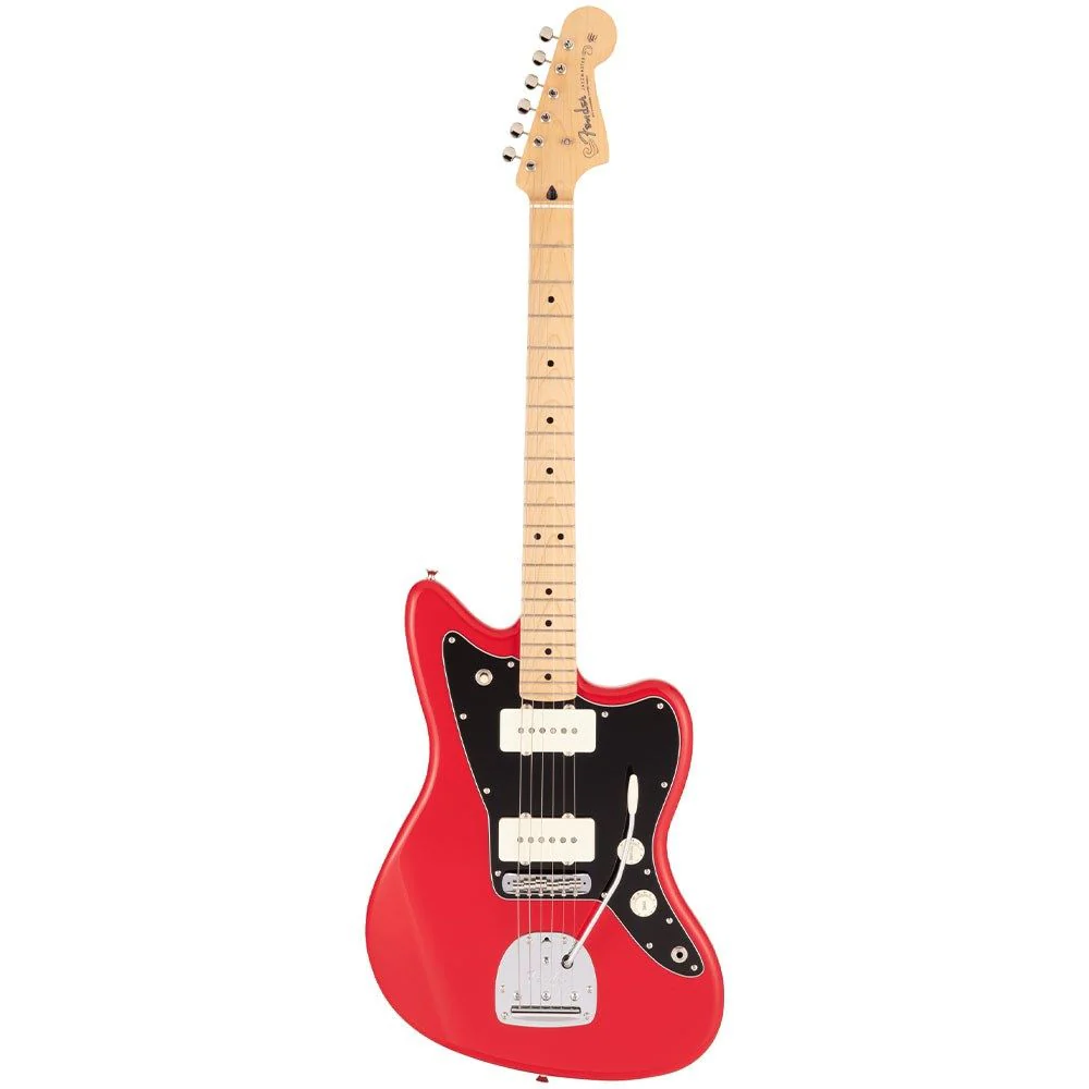 Fender Made in Japan Hybrid II Jazzmaster Maple Fingerboard (Modena Red) inc Gig Bag