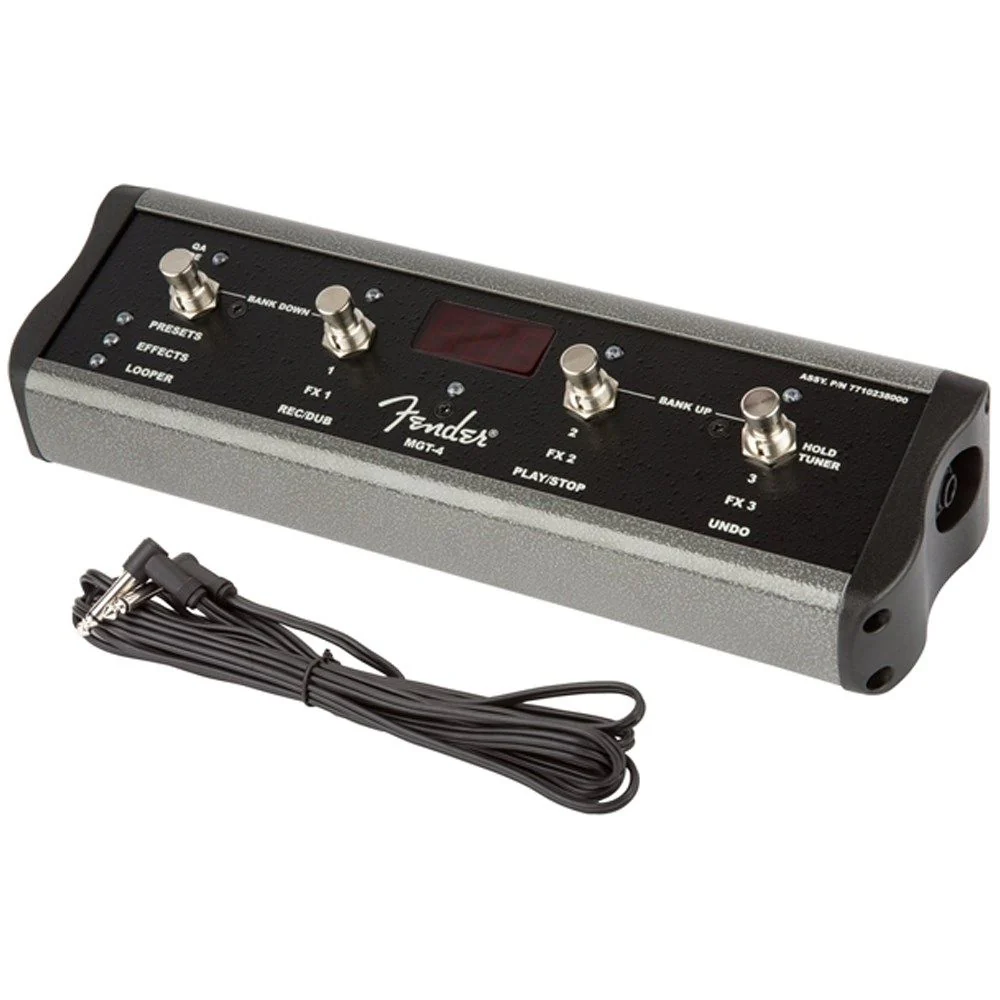 Fender MGT-4 Footswitch for Mustang GT Amplifiers Four Button 1/4" Connector