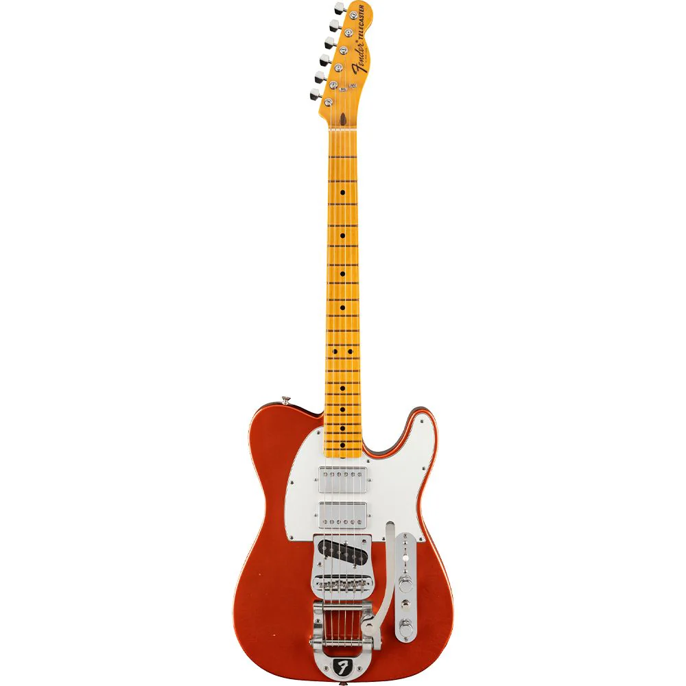 Fender Mike Campbell Red Dog Telecaster Maple Fingerboard (Red Dog Red) inc Hard Case