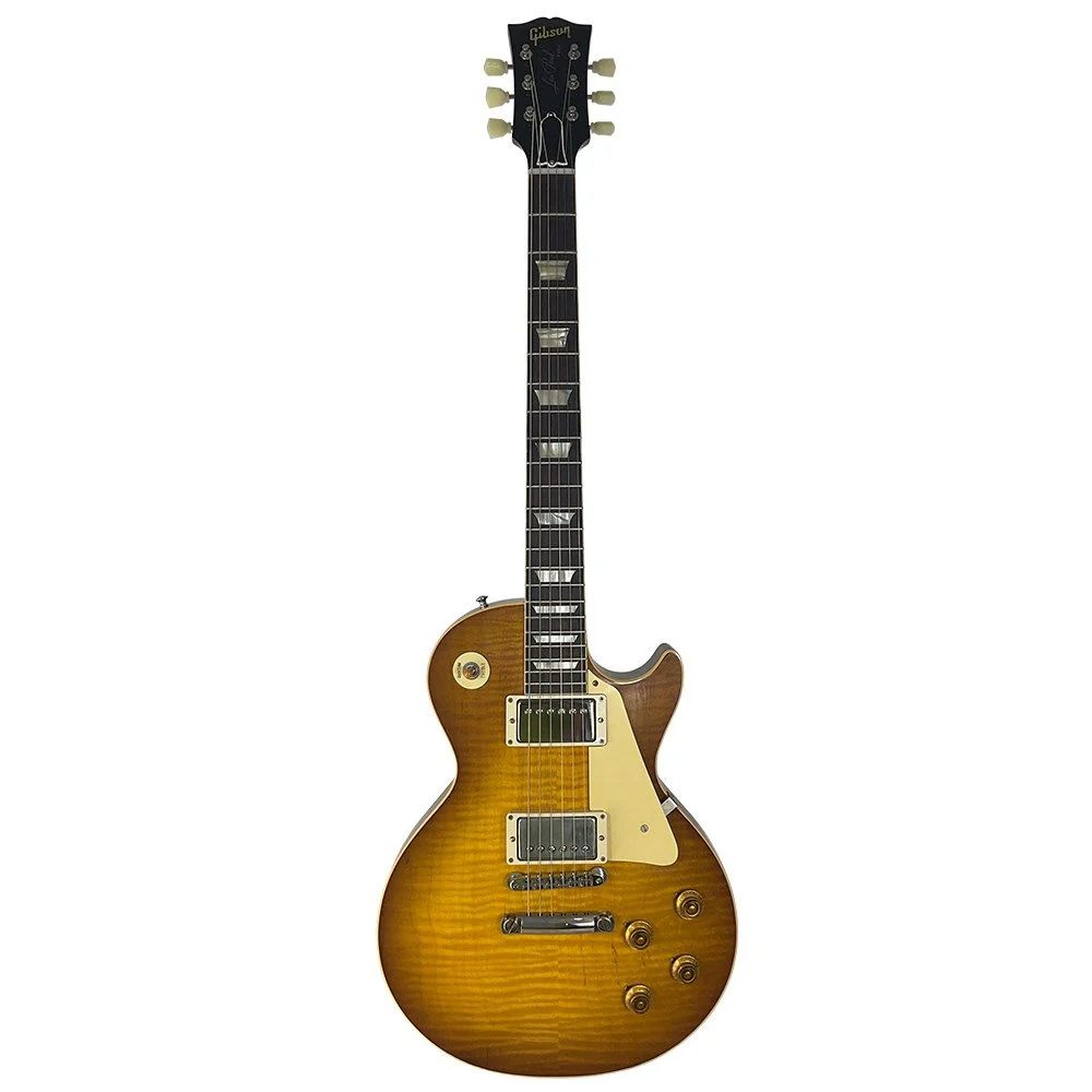 Gibson Custom Shop Handpicked 59' Les Paul Std Ultra Light Back (Golden Poppy Burst)