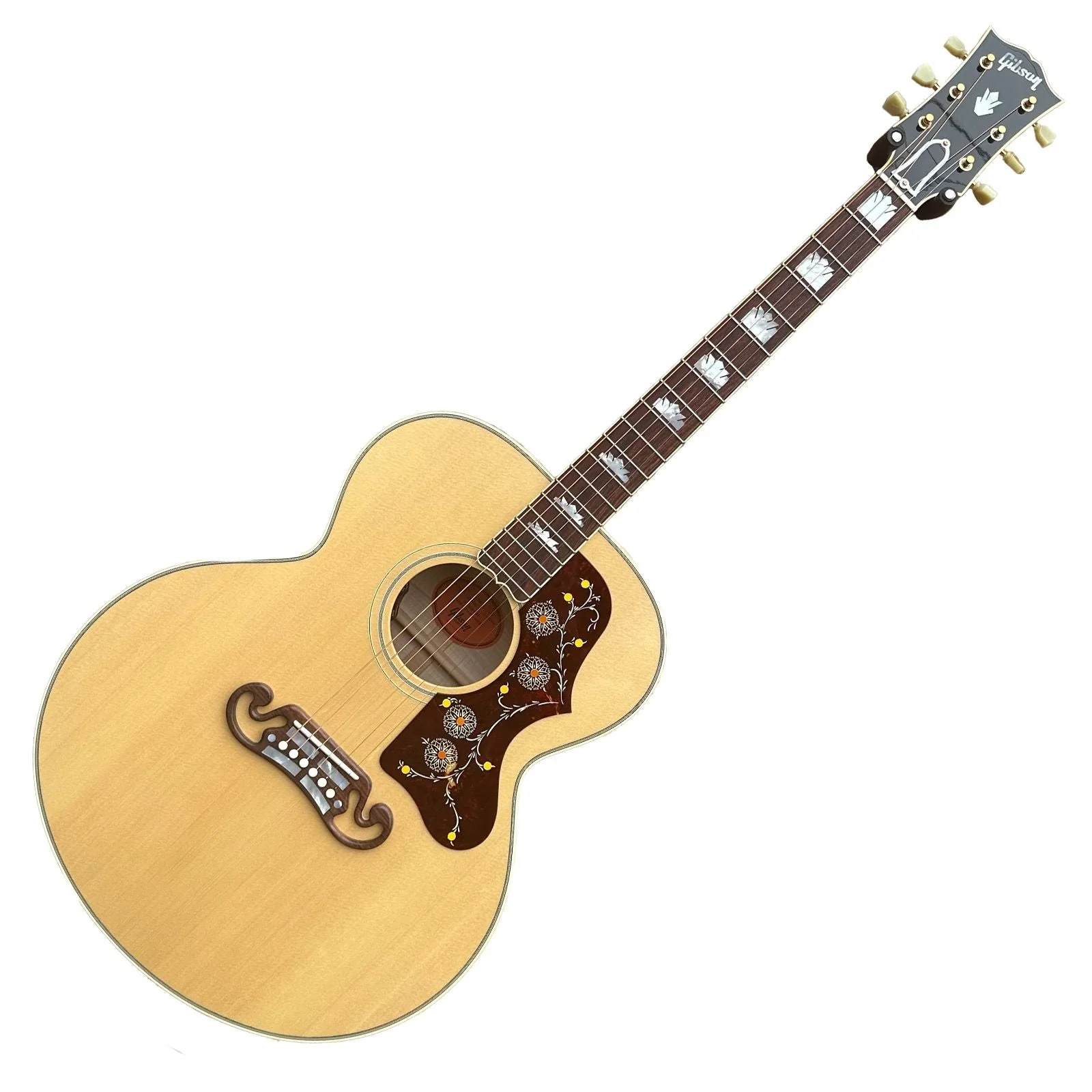 Gibson SJ200 Original Montana Natural AAAAA Maple Back Sides Acoustic Guitar