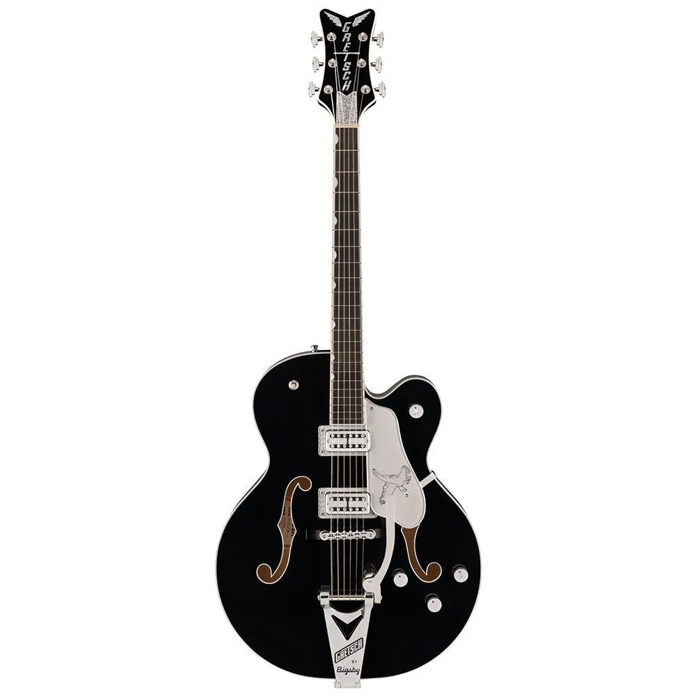 Gretsch Falcon Hollow Body w/ String-Thru Bigsby Chrome Hardware (Black)