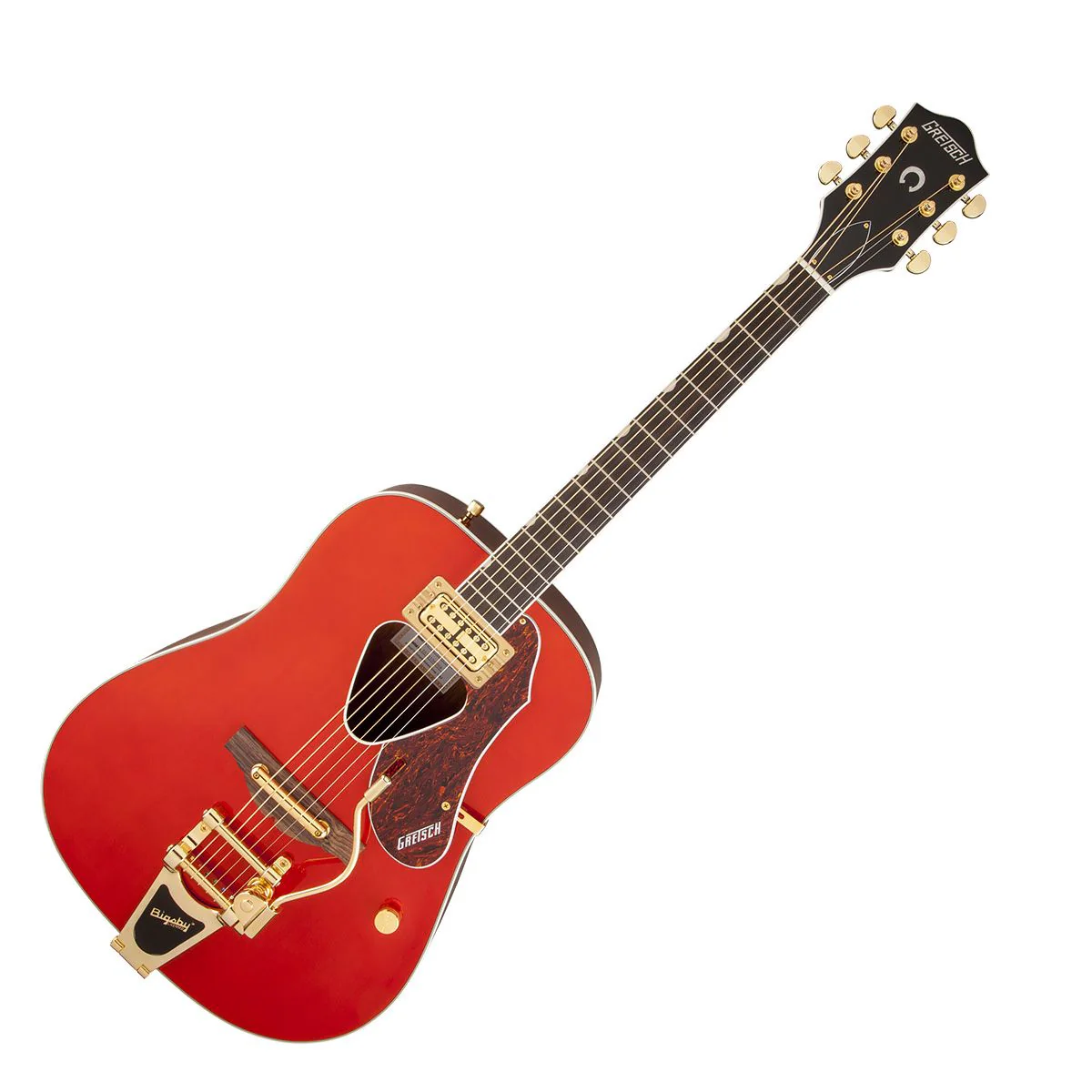 Gretsch G5034TFT Rancher FideliTron Pickup Bigsby Tailpiece Savannah Sunset