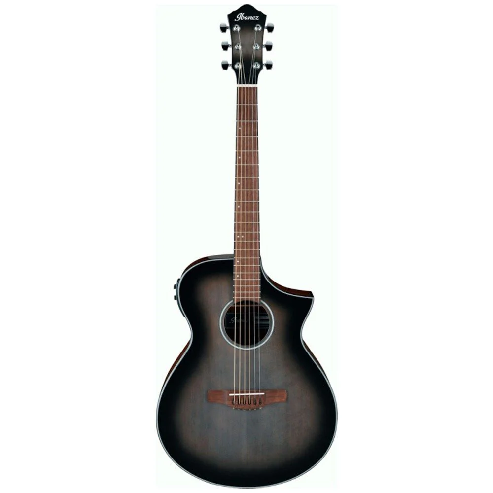 Ibanez AEWC11 TCB Acoustic Electric Guitar (Transparent Charcoal Burst Low Gloss)