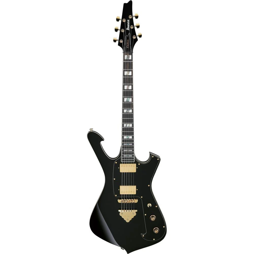 Ibanez FRM350 Paul Gilbert Signature Electric Guitar Gold Hardware (Black)
