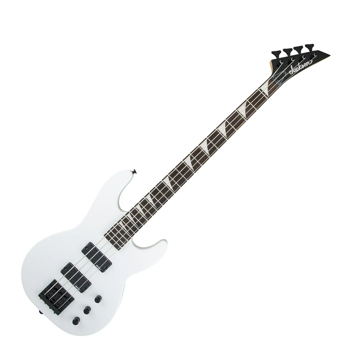 Jackson JS Series Concert Bass JS2 Amaranth FB Snow White Bass Guitar