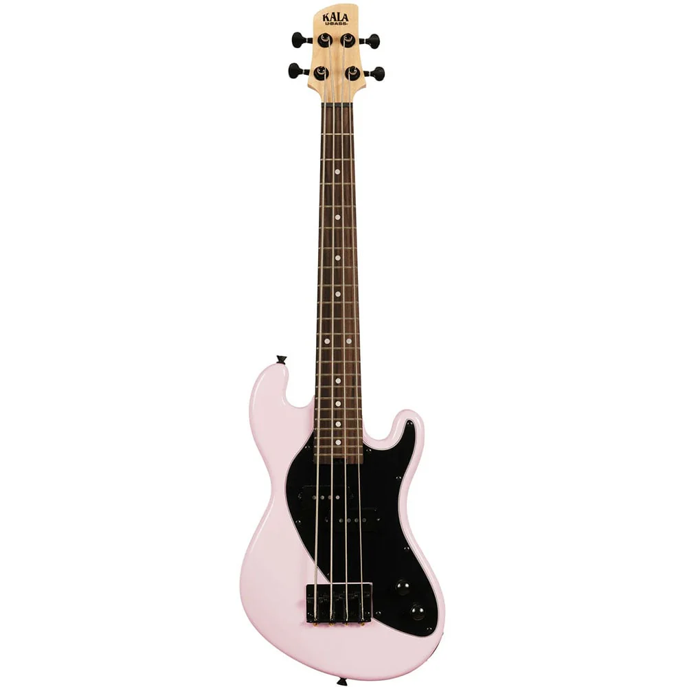 Kala Solid UBASS-SB-LP-FS Body 4-String Electric Ubass (Light Pink)
