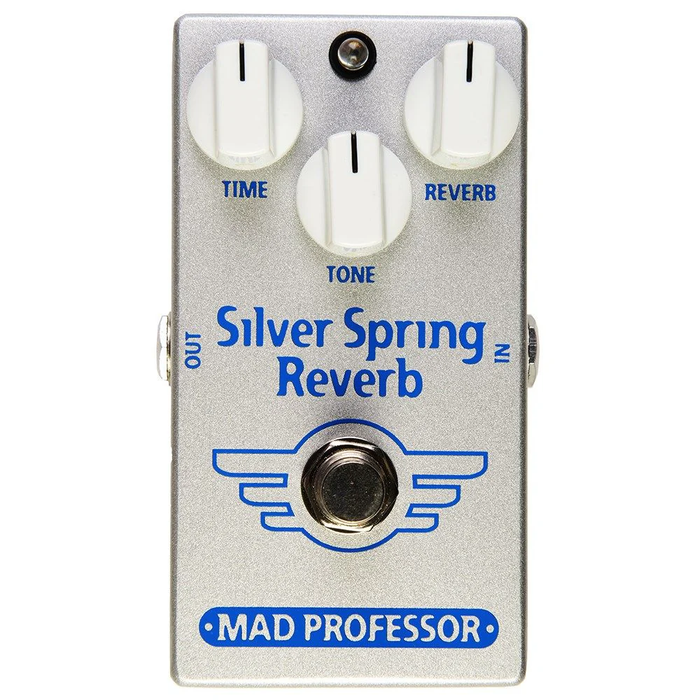 Mad Professor Amplification Silver Spring Reverb Pedal w/ analog direct signal path