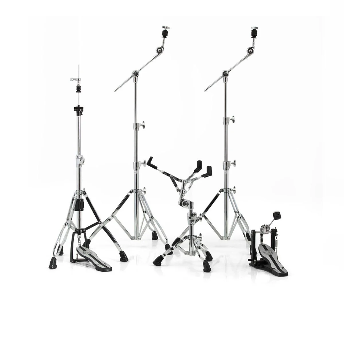Mapex Mars 600 Hardware Pack w/ Two Booms, Snare Stand, Hi Hat Stand, Kick Pedal (Chrome)