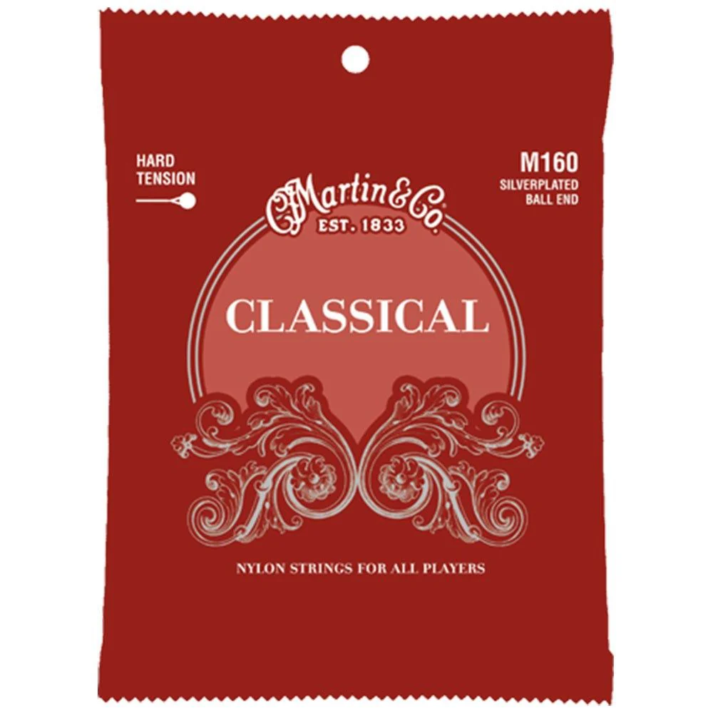Martin M160 High Tension Ball End Nylon Classical Guitar Strings