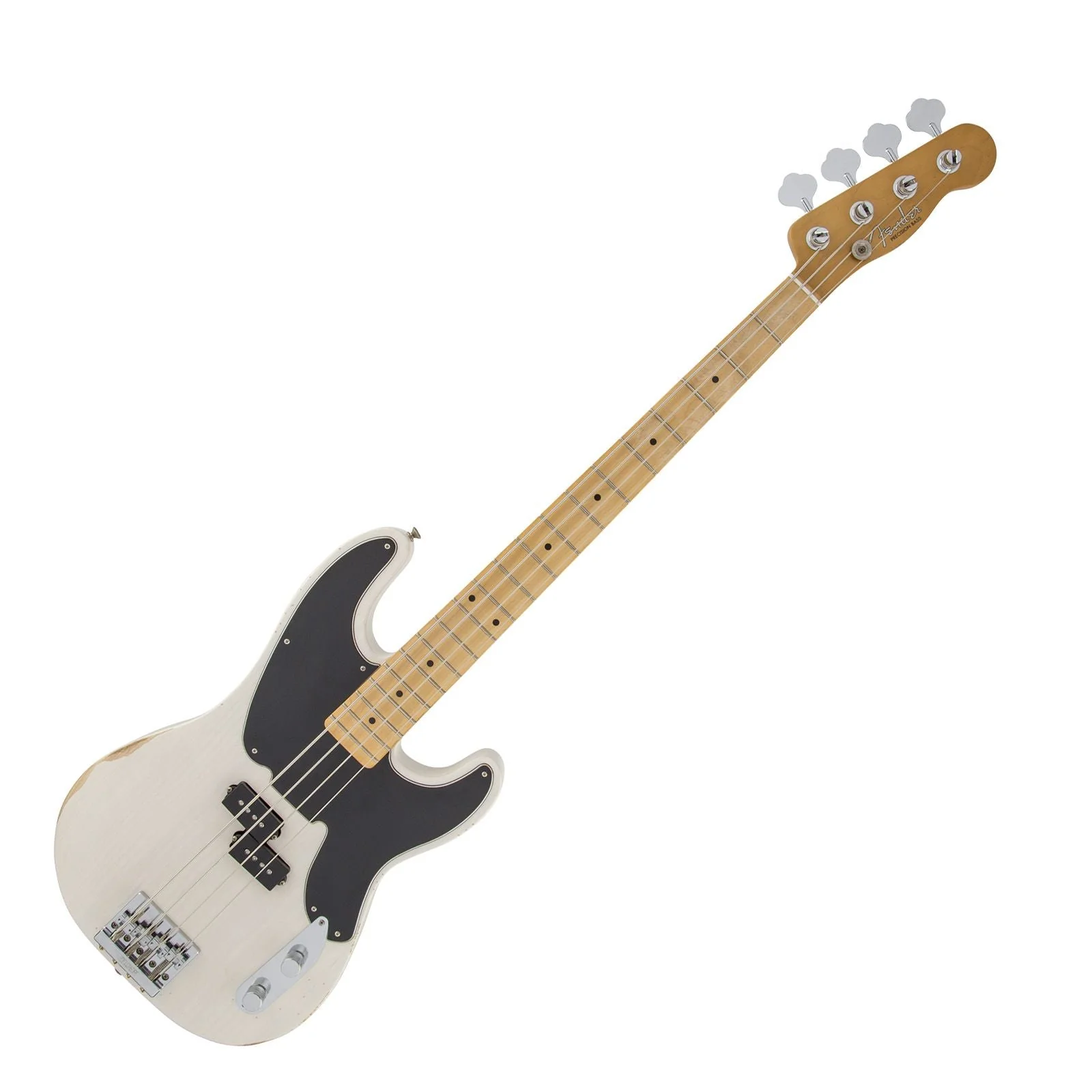 Mike Dirnt Road Worn Precision Bass Maple Fingerboard White Blonde