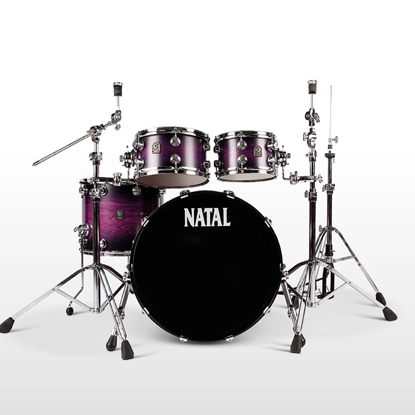 Natal Cafe Racer 3pc 18in BD Shell Pack Purple Matte Burst
