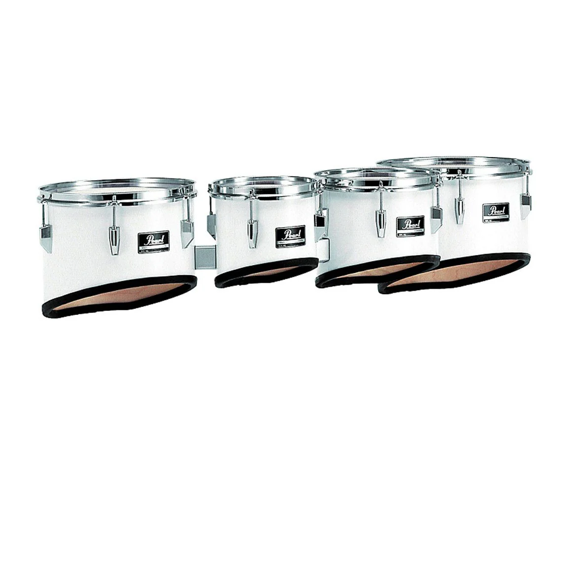 Pearl Championship Maple Series Marching Tenor Tom Set 10 12 13 14 Pure White