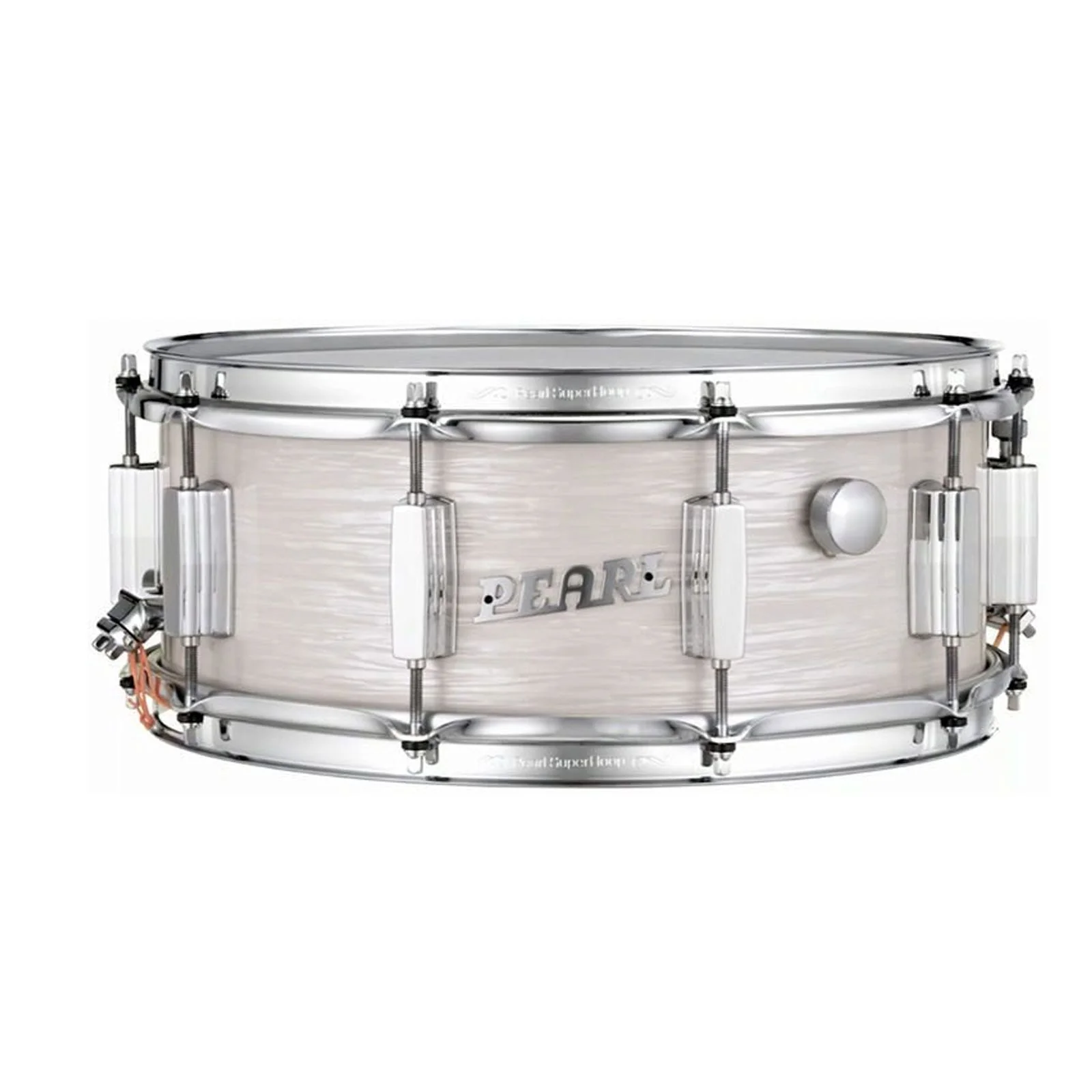 Pearl President Series LE Phenolic 14" x 5.5" Snare Drum (Pearl White Oyster)