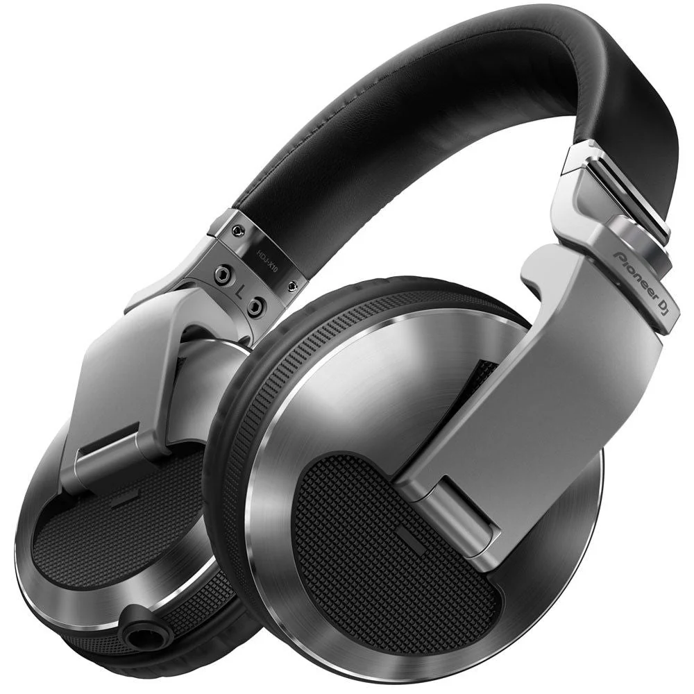 Pioneer HDJX10 Flagship Professional Over-Ear DJ Headphones (Silver)