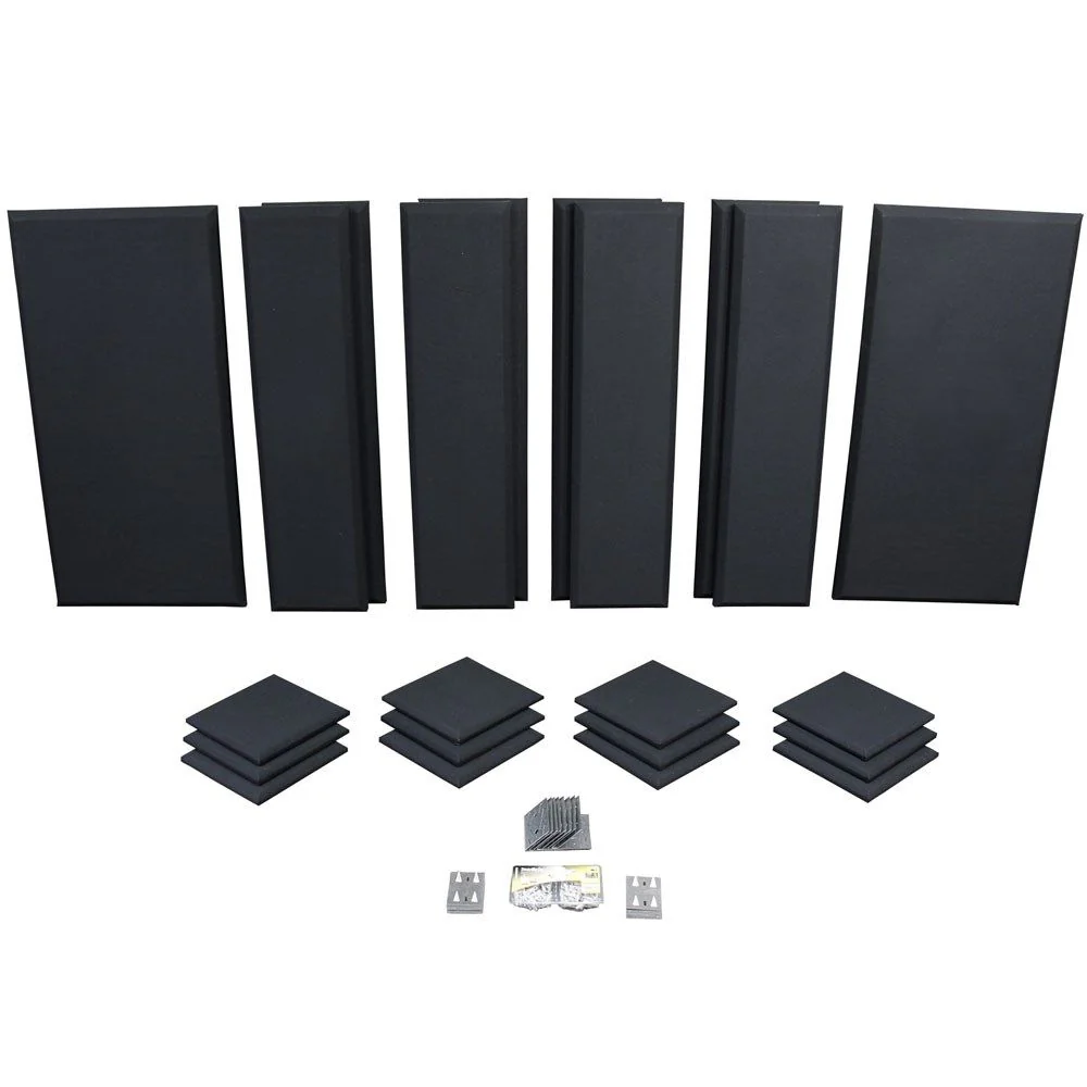 Primacoustic London 12 Kit- 12x Scatter Blocks 8x Columns 2 x Broadband Panels (Black)