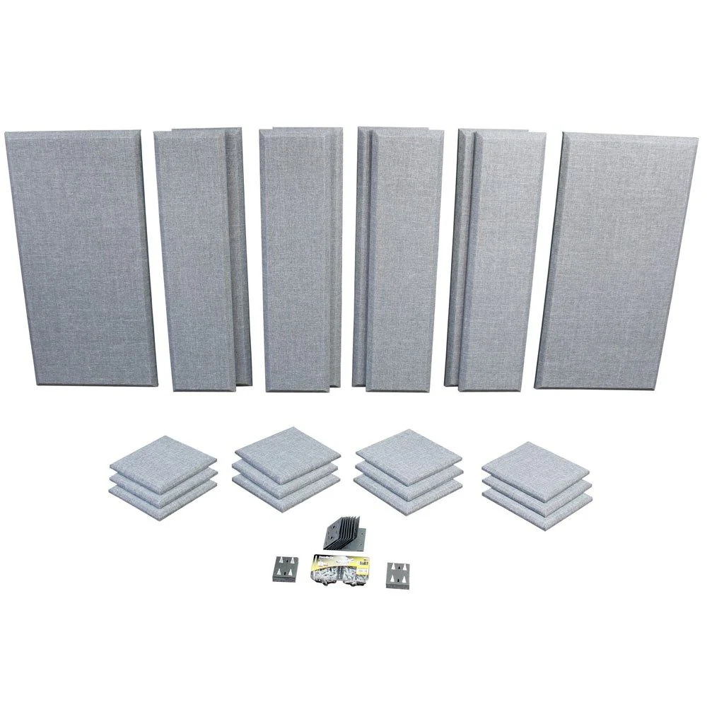 Primacoustic London 12 Kit- 12x Scatter Blocks 8x Columns 2 x Broadband Panels (Grey)