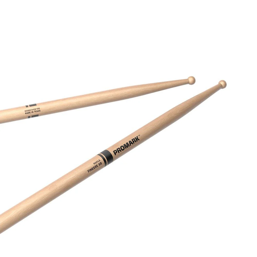 ProMark Finesse 5B Maple Drumstick Small Round Wood Tip