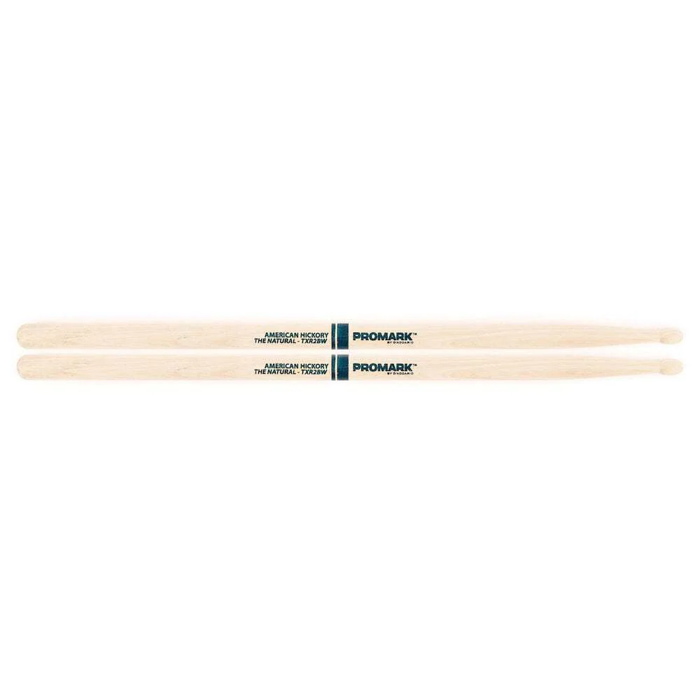 Promark Hickory 2B inchThe Natural inch Wood Tip drumstick