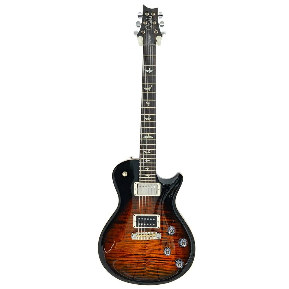 PRS Mark Tremonti Signature Adjustable Stoptail (Orange Tiger Smokeburst) inc Case