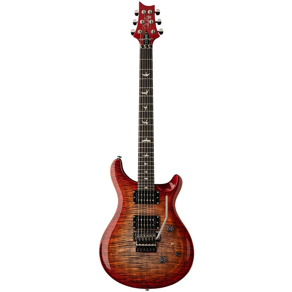 PRS SE Custom 24 Floyd (Charcoal Cherry Burst) inc Gig Bag