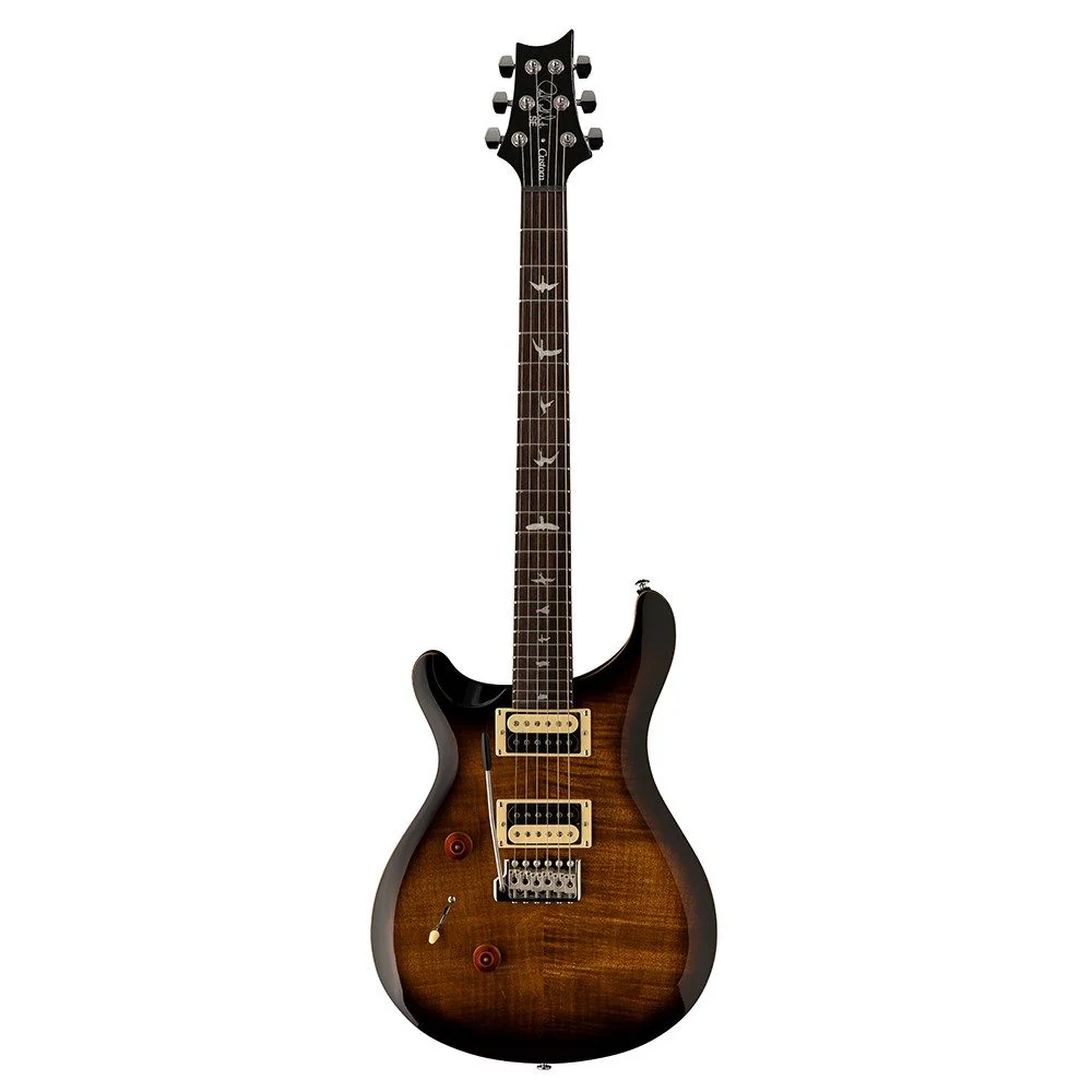 PRS SE Custom 24 Left-Hand (Black Gold Burst) inc Gig Bag