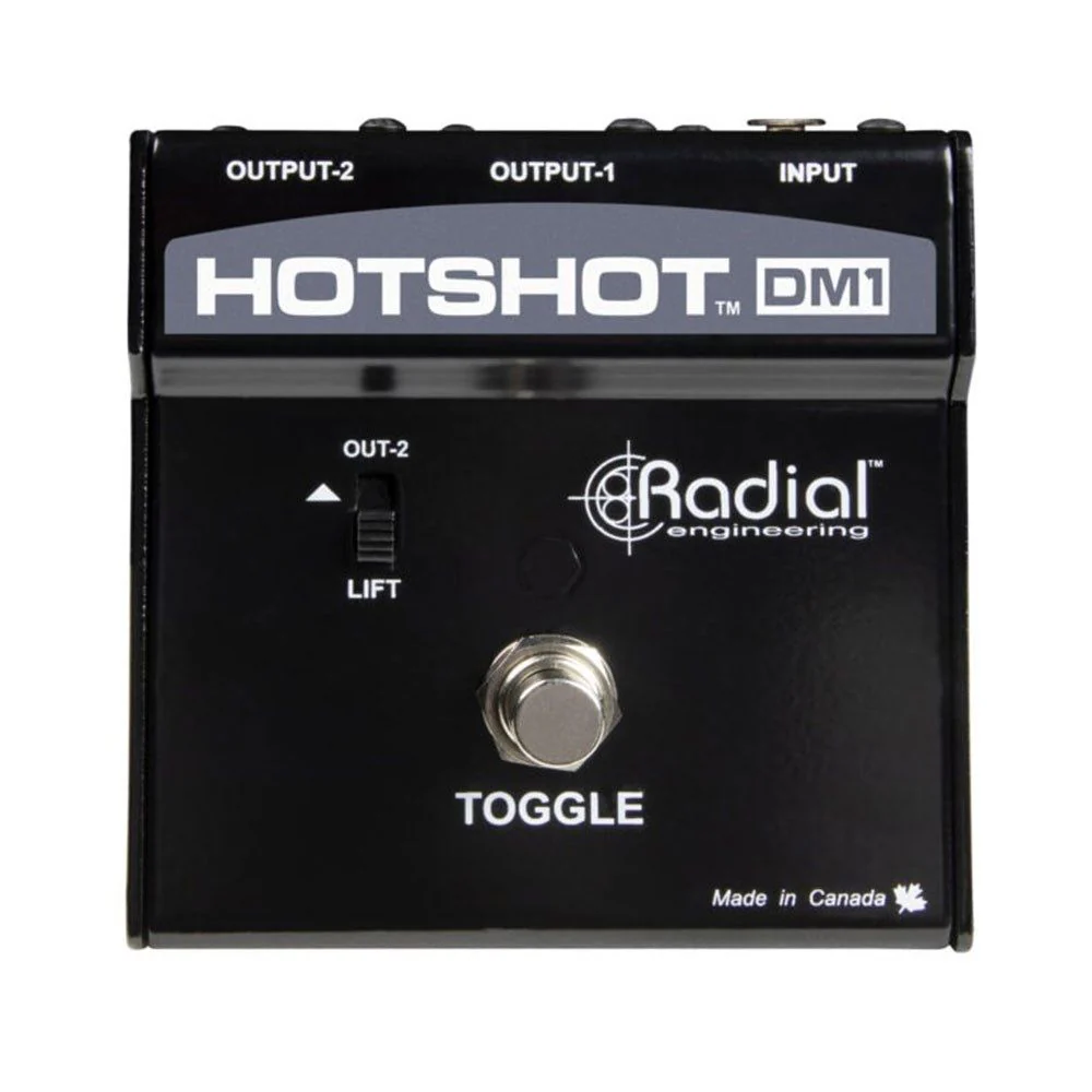 Radial Hotshot DM-1 Dynamic Microphone Switcher Microphone Preamplifier
