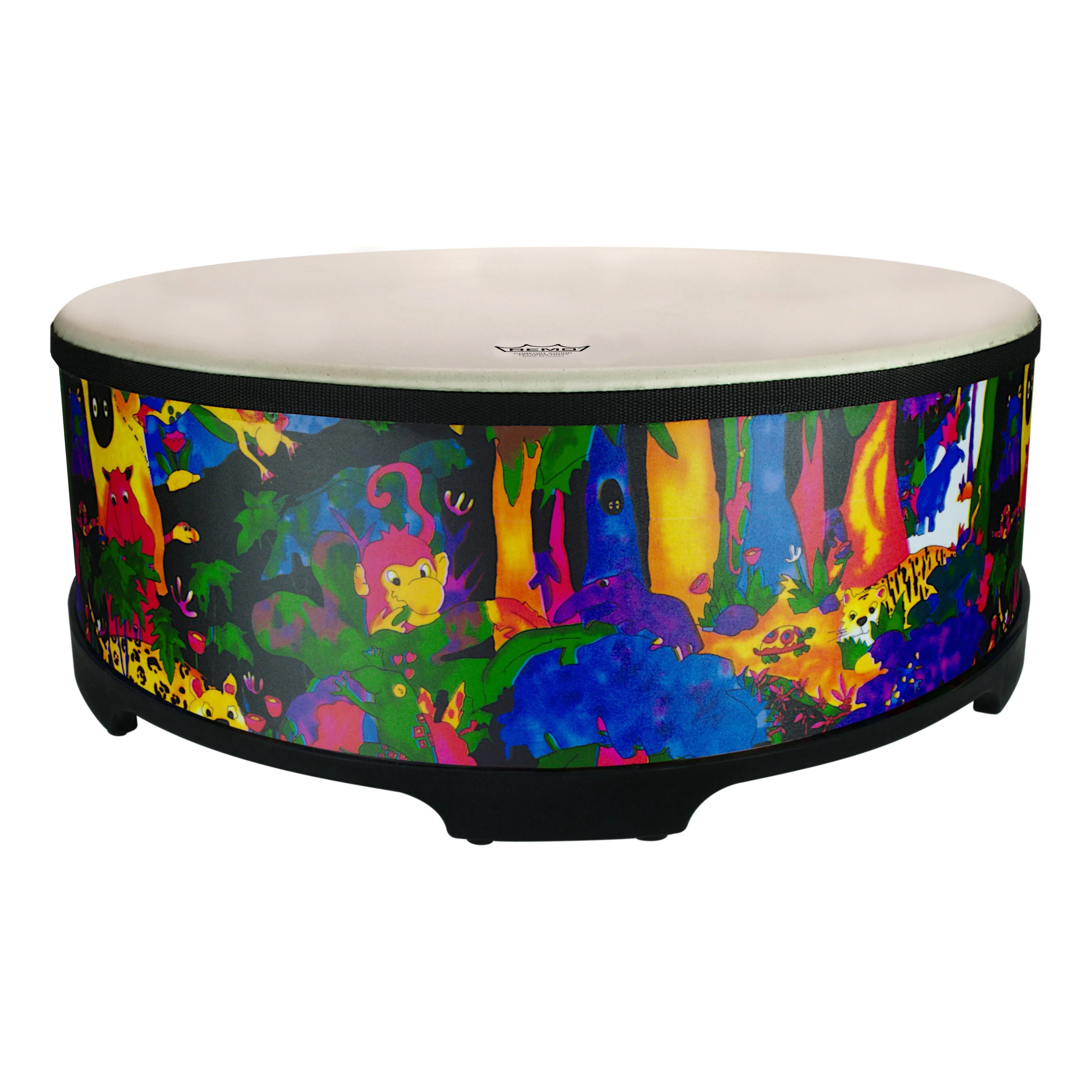 Remo Drum Kids Percussion 22 inch Gathering Drum Comfort Sound Technology Rain F