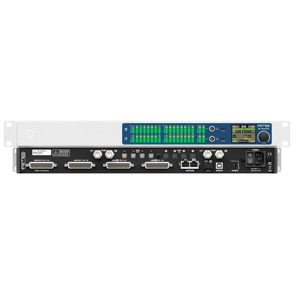 RME M-1620 16 Channel A/D 20 Channel D/A Converter w/ ADAT MADI & Mila