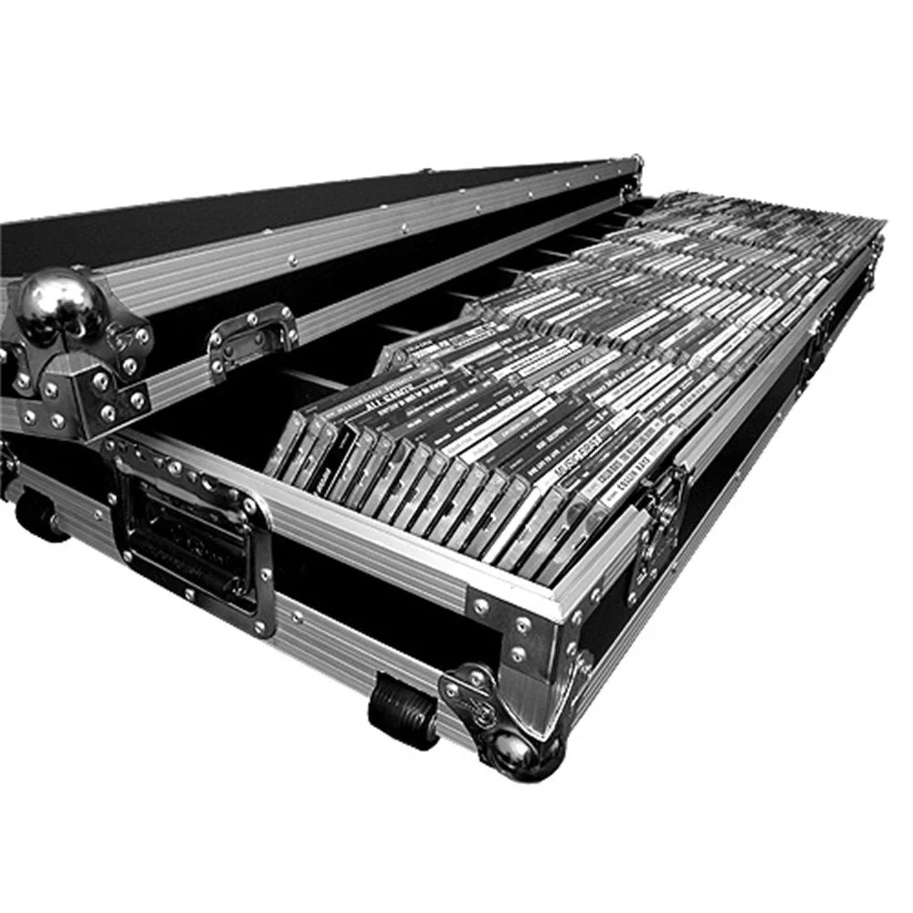 Road Ready RRCD400W CD Case holds 400 Jewel Case CD's w/ Wheels