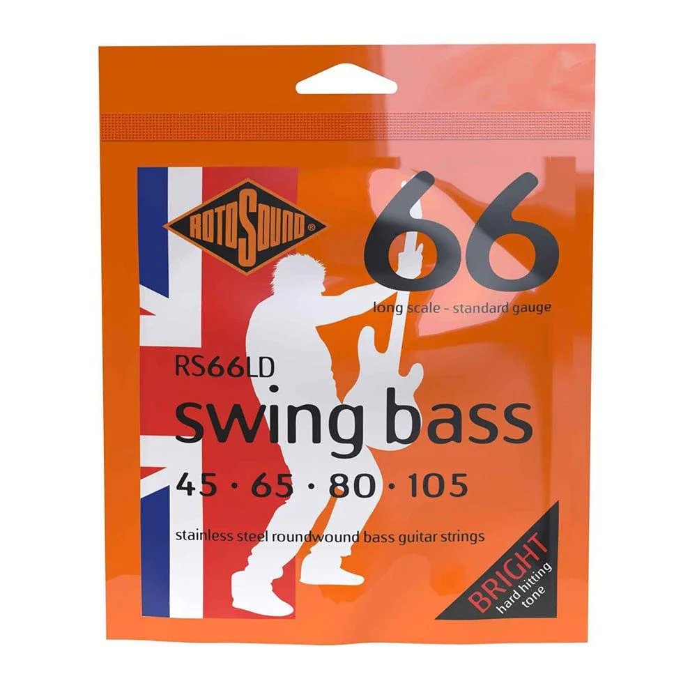 Rotosound RS66LD Swing Bass 66 Stainless Long Scale (45-105)