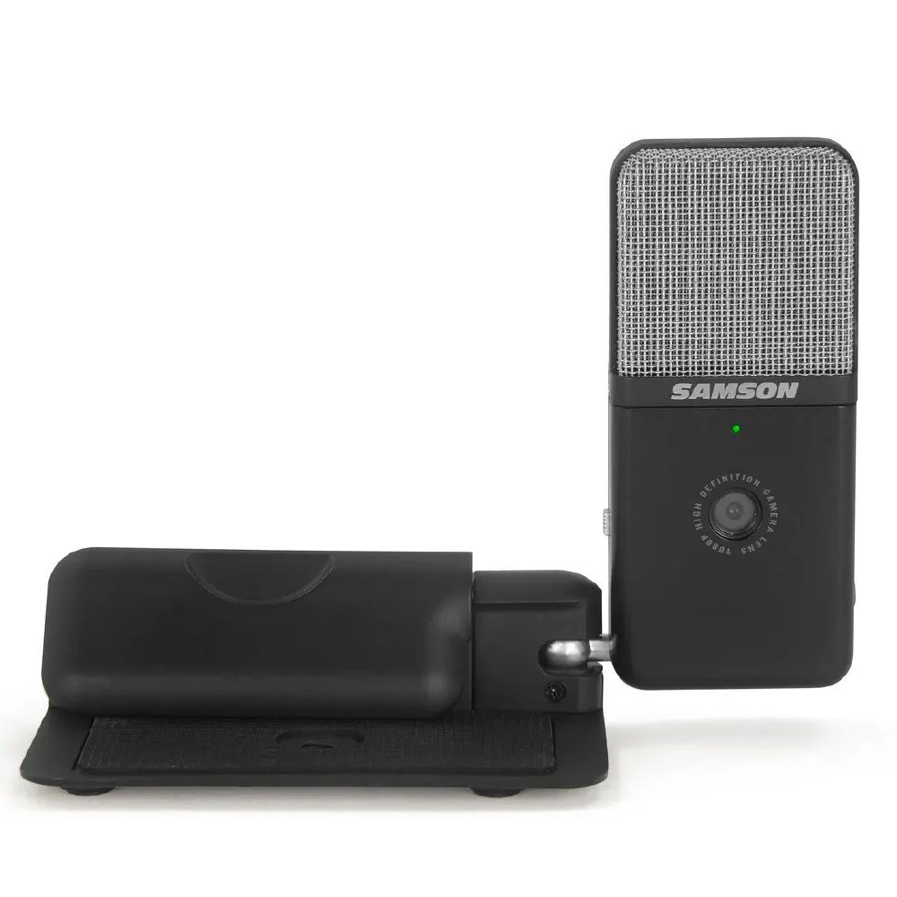 Samson Go Mic Video Portable USB Microphone w/ HD Webcam